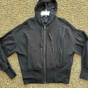 Athleta Black Zip Sweater